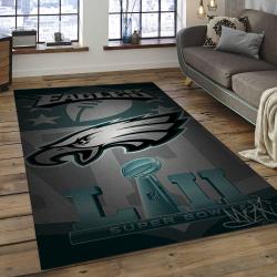 NFL Philadelphia Eagles Football Team Logo Rectangle Area Rug PE39