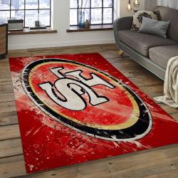 NFL San Francisco 49ers Football Team Logo Rectangle Area SFS09