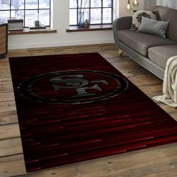 NFL San Francisco 49ers Football Team Logo Rectangle Area SFS19