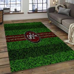 NFL San Francisco 49ers Football Team Logo Rectangle Area SFS25