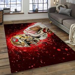 NFL San Francisco 49ers Football Team Logo Rectangle Area SFS27