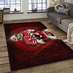 NFL San Francisco 49ers Football Team Logo Rectangle Area SFS28