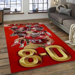NFL San Francisco 49ers Football Team Logo Rectangle Area SFS30