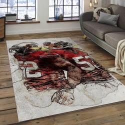 NFL San Francisco 49ers Football Team Logo Rectangle Area SFS35