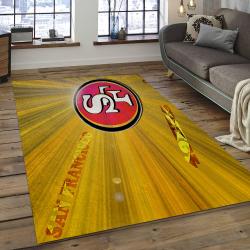 NFL San Francisco 49ers Football Team Logo Rectangle Area SFS36