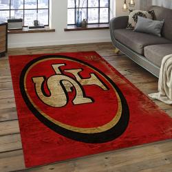 NFL San Francisco 49ers Football Team Logo Rectangle Area SFS38