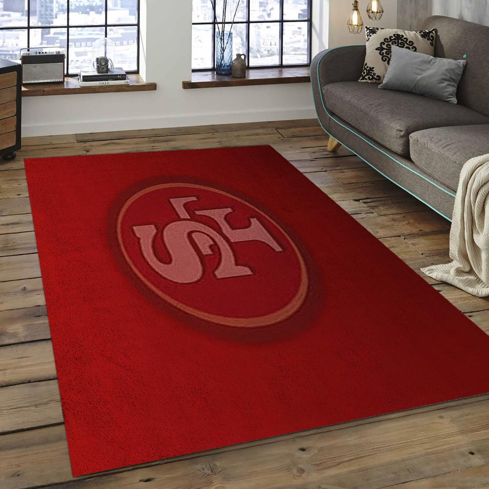 NFL San Francisco 49ers Football Team Logo Rectangle Area SFS39
