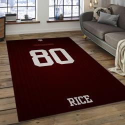 NFL San Francisco 49ers Football Team Logo Rectangle Area SFS43