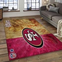 NFL San Francisco 49ers Football Team Logo Rectangle Area SFS45