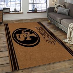NFL San Francisco 49ers Football Team Logo Rectangle Area SFS48