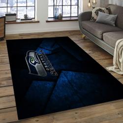 NFL Seattle Seahawks Football Team Logo Rectangle Area Rug SS19
