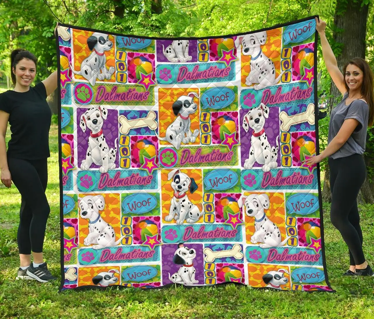 101 Dalmatians Premium Quilt Quilt and Home Decor