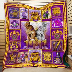 1911 Omega Psi Phi Quilt All Over Printed and Home Decor