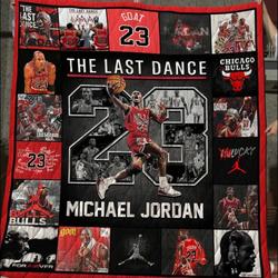 23 Michael Jordan The Last Dance Quilt  Dnstyles and Home Decor