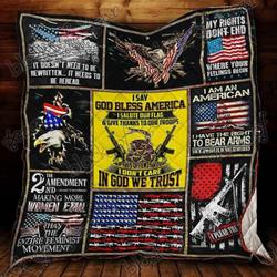 2Nd Amendment Right Blanket Kc1507 Quilt and Home Decor