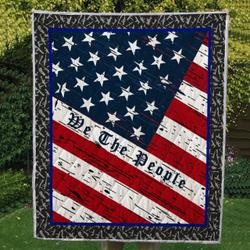 2Nd Amendment We The People Custom Quilt Blanket and Home Decor