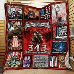 343 Fdny Never Forget Cl18100001Mdq Quilt Blanket and Home Decor