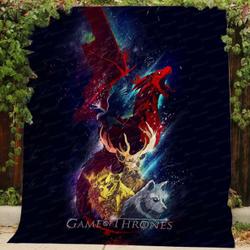3D Customized Game Of Throne Quilt Blanket - Got07 and Home Decor