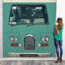 3D Subaru Classic Van Custom Quilt and Home Decor
