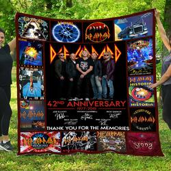 42 Years Of Def Leppard - Quilt and Home Decor