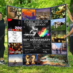 46Th Anniversary 1973-2019 - Pink Ployd - Quilt and Home Decor