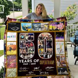 50 Years Of Supertramp Blanket Th0507 Quilt and Home Decor