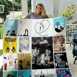 500 Days Of Summer Quilt Blanket 01201 and Home Decor