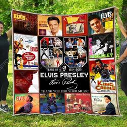 65 Years Of 1954-2019 Elvis Presley  Quilt Blanket and Home Decor
