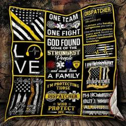 911 Dispatcher Cl2100006Mdq Quilt Blanket and Home Decor