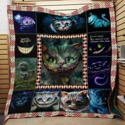 A Bc Cheshire Cat Quilt Blanket and Home Decor