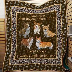 A Bc Corgi 09 Quilt Blanket Th10072019 and Home Decor