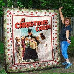 A Christmas Carol Quilt Blanket 01905 and Home Decor