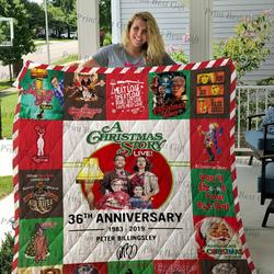 A Christmas Story Quilt Blanket Ver 2 and Home Decor