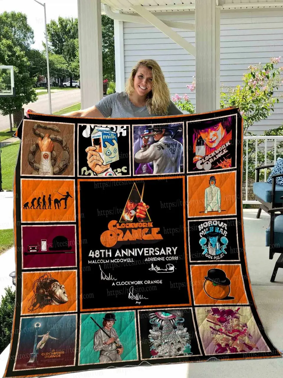A Clockwork Orange Quilt Blanket 01 and Home Decor