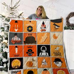 A Clockwork Orange Quilt Blanket and Home Decor