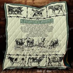 A Farmers Prayer Jfj Quilt Te and Home Decor