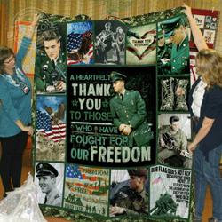 A Heartfelt Thank You Elvis Presley Quilt Bt and Home Decor