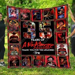 A Nightmare On Elm Street Quilt Blanket and Home Decor