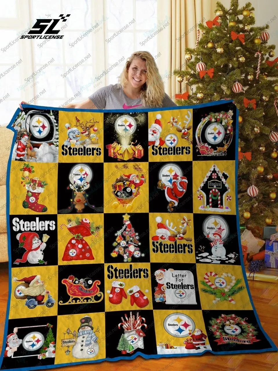 A Special Gift For Fans Bl Ps Truck Quilt Blanket and Home Decor