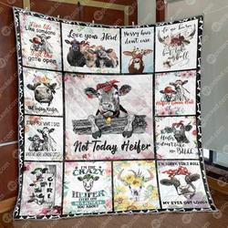 A Special Gift For Fans  Cow M180705 Quilt Blanket Ll and Home Decor