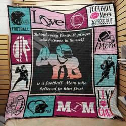 A Special Gift For Fans Football Quilt Blanket Ll and Home Decor