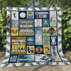 A Special Gift For Fans Ll Volleyball Girl Quilt Blanket and Home Decor
