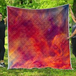 Abstract Nebula Cloud Galaxy Space Cl17100010Mdq Quilt Blanket and Home Decor