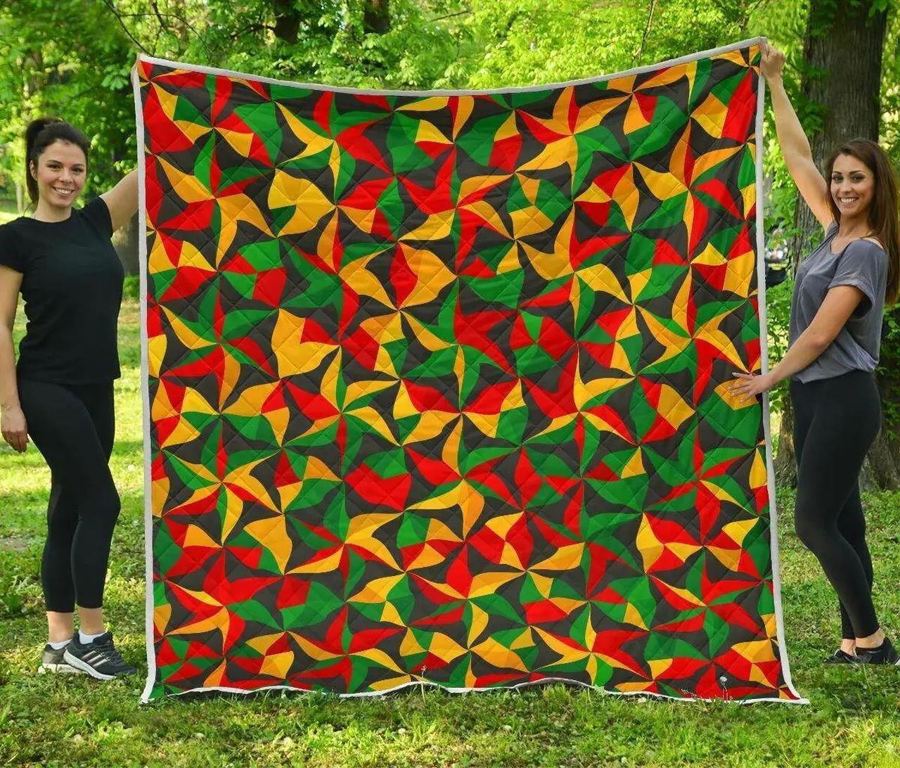Abstract Reggae Cl17100014Mdq Quilt Blanket and Home Decor