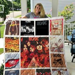 Ac Dc Albums Quilt Blanket and Home Decor