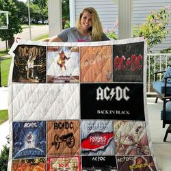 Ac Dc Band Albums Quilt Blanket and Home Decor