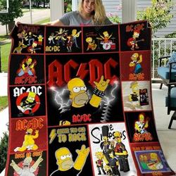 Ac Dc Quilt Blanket and Home Decor