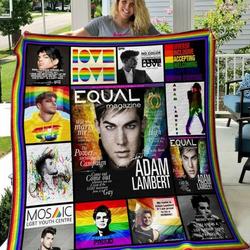 Adam Lambert Quilt Blanket Hvt080601  Quilt and Home Decor