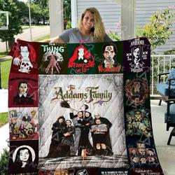 Addams Family Quilt Blanket 0428 and Home Decor