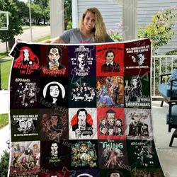 Addams Family Quilt Blanket L0420 and Home Decor